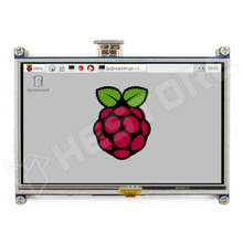 RB-LCD-5-3V1 / 5 inch rezisztív érintő kijelző, Raspberry Pi-hez, 800x480, HDMI, microUSB, Rev3.1, XPT2046 vezérlő (10563 / WAVESHARE)
