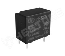 HF32FV-G/12-HSTF / Relé, SPST-NO, 12V DC, 10A / 250V AC, 5A / 30V DC, Pinek száma: 4 (HF32FV-G/12-HSTF / HONGFA RELAY)