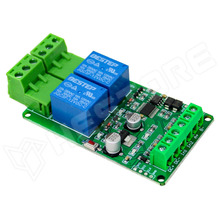 REL485-2CH-12V / 2 csatornás relé modul, RS485, 12V DC