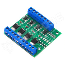 PWMMOS-4 / MOSFET modul, optocsatolós PWM bemenet, LED visszajelző, 4 csatorna, vezérlés: 3...20V DC, kimenet: 3.7...27V DC, 10A